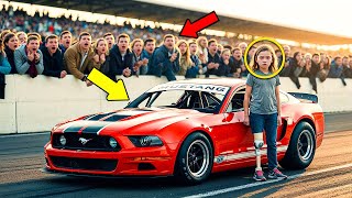 Bullies Mock Disabled Girl's Homemade Race Car — At The Track, Her Mustang Shocks Everyone Silent