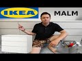 IKEA MALM Kommode Aufbau Unboxing Und Schritt Für Schritt Aufbau Montageanleitung Fazit