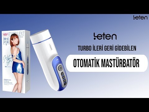 Leten Turbo İleri Geri Gidebilen Seksi İnleme Sesli Otomatik Mastürbatör