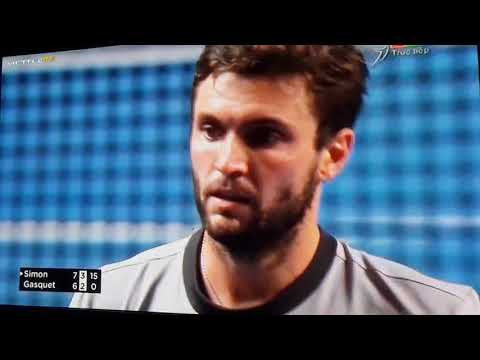 SIMON vs GARQUET Moselle Open 2018 set 2