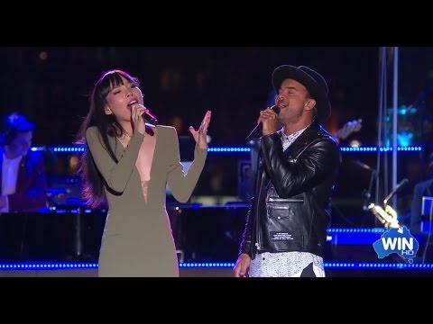 Dami Im and Guy Sebastian Duet - Hold Me In Your Arms - 2017 Australia Day Concert