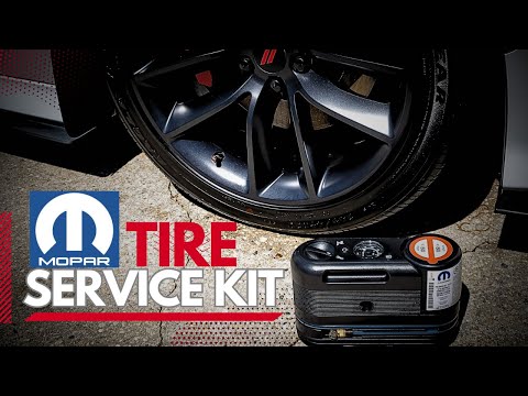 How To Fix a FLAT TIRE Using The MOPAR Tire Service Kit