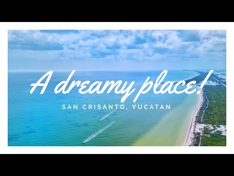 San Crisanto, Yucatan Mexico drone flyover