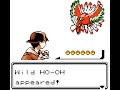Pokémon Crystal Catching Ho Oh