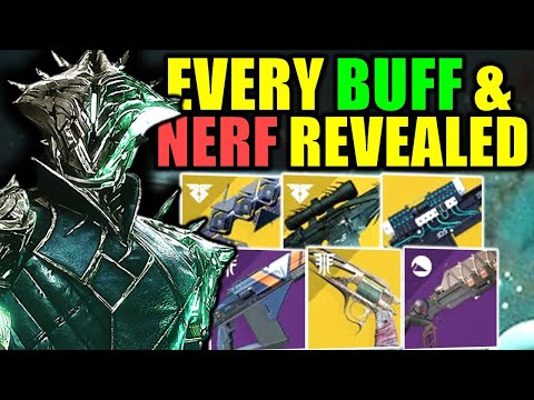 30th Anniversary Update: ALL EXOTIC WEAPON BUFFS! - Slug Shotgun Nerf! - & More!