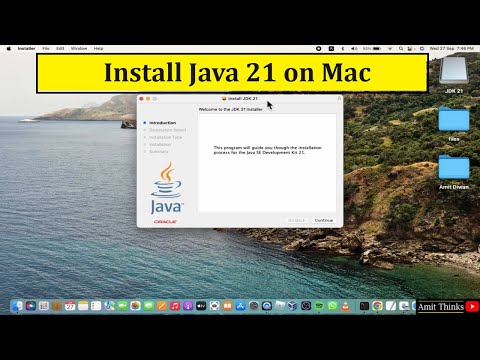 How to Install Java JDK 21 on Mac | Amit Thinks
