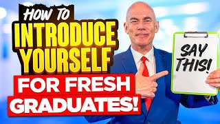 HOW TO INTRODUCE YOURSELF in an INTERVIEW! (FRESH GRADUATES & 