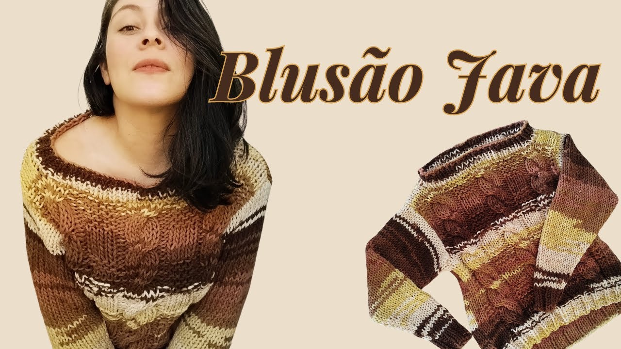 Blusão Java em Tricô