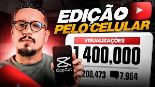 Como Fazer uma EDIÇÃO DINÂMICA que VIRALIZA NO YOUTUBE pelo CELULAR! | CAPCUT PARA INICIANTE