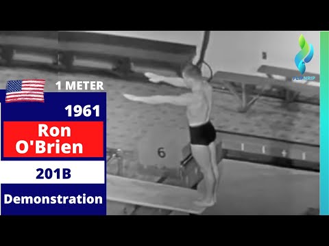 1961 Ron O'Brien - USA Diving - 201B - Diving Demonstration