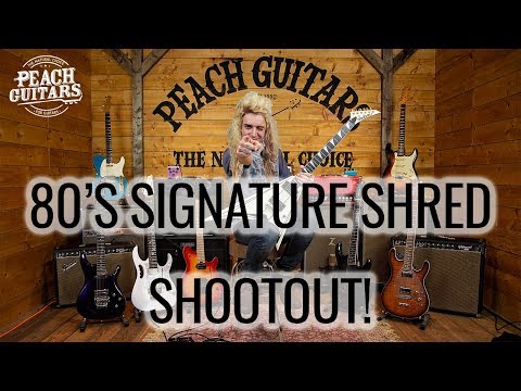 '80s Signature Shred Shootout: 6 Iconic signature shred machines do battle!