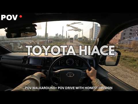 Thumbnail for Toyota Hiace (JDM) POV Drive + Walkaround | Premium Van 🇯🇵 by Toyota HiAce