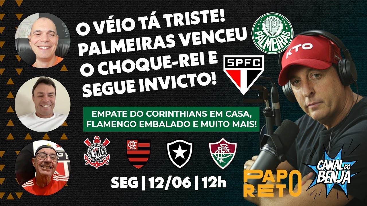 Papo Reto com Benja, Gladiador, Mano e Véio - ep. 144 - 12/06/23