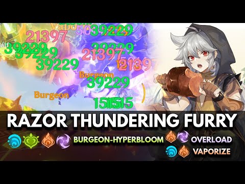 C4 Razor One Rotation 3 Maguu Kenki (Abyss 3.4 Floor 12-2-2) - Genshin Impact 3.4