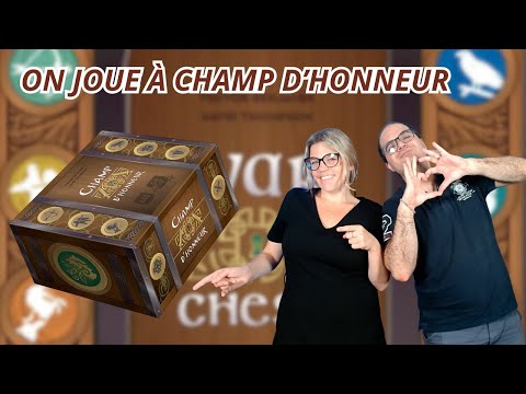 { Règles Et Partie } ON JOUE À CHAMP D'HONNEUR | Jeu De Société | Gigamic