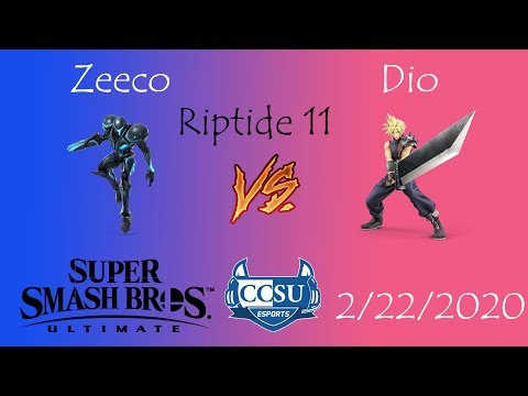 Riptide 11 CCSU Smash Ultimate - Zeeco (Dark Samus) vs Dio (Cloud)