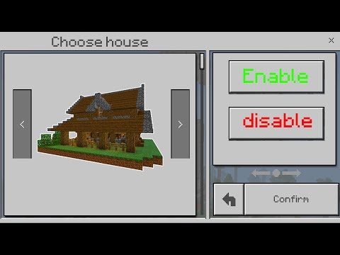 INSTANT HOUSE MOD!!! - Minecraft Pocket Edition