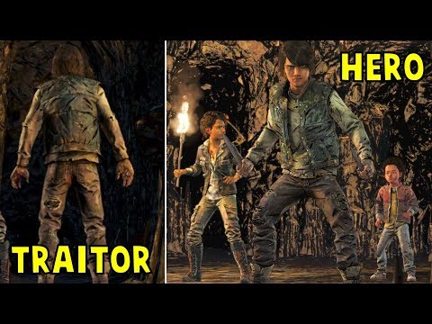 James Betrays Clem VS Protects Her From Walkers -All Choices- The Walking Season 4 Episode 4