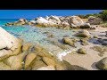 Gentle Waves On A Small White Rock Beach Relaxing Ocean Sounds