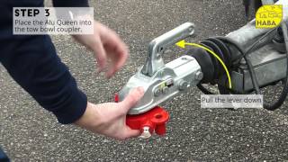 How to use a HABA ALU-QUEEN Coupling Lock.
