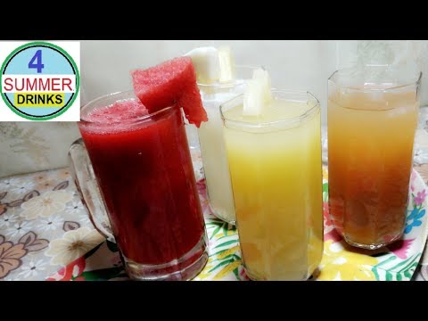 4 Classic Summer Cocktails|| Refreshing Ramazan Drinks by Hamida Dehlvi