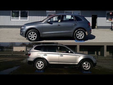 Bmw X3 xDrive vs Audi Q5 Quattro - 4x4 test on 3 rollers