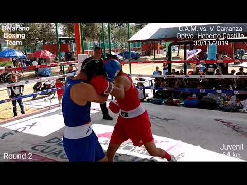 Diego López (G.A.M.) Rojo vs. Áxel Villa (V.C.) Azul. Dual Meet 30/11/2019.