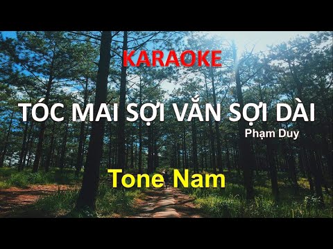 [KARAOKE] Tóc mai sợi vắn sợi dài (Phạm Duy) – Tone Nam (Db) - #coverbytmn