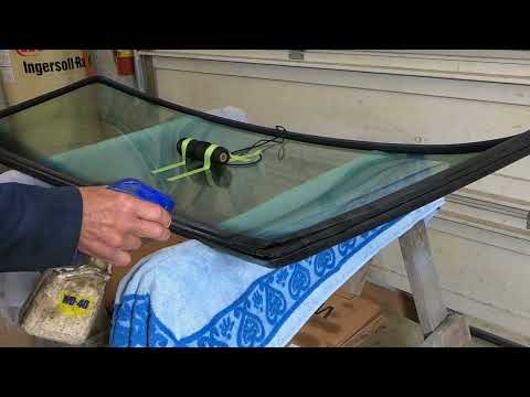 Classic Car Windshield Installation - How to do it - Datsun 240Z