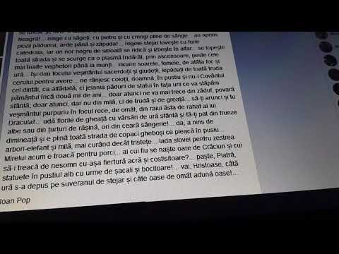 ...vai,  Hristoase, câtă ură s-a depus pe suveranul de stejar și câte oase de omăt adună oase!...