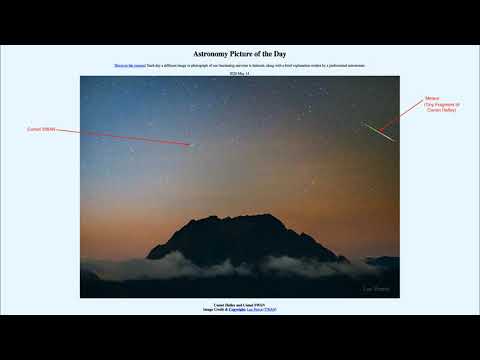 2020 May 14 - Comet Halley and Comet SWAN
