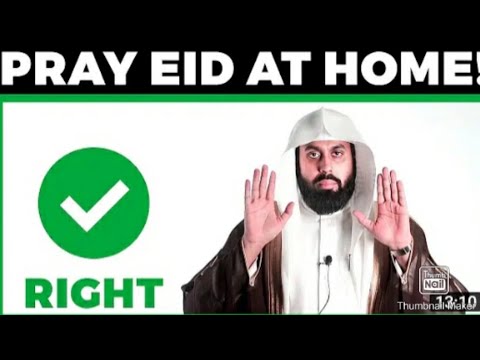 simple steps by step guide To pray eid SALAH at home  during lock-down