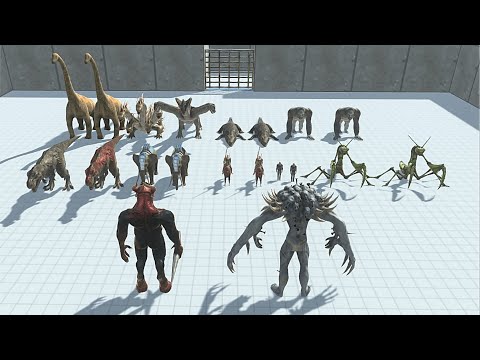 SCOURGE WITH KOZAROG VS 2 BOSS EVERY FACTION - Animal Revolt Battle Simulator