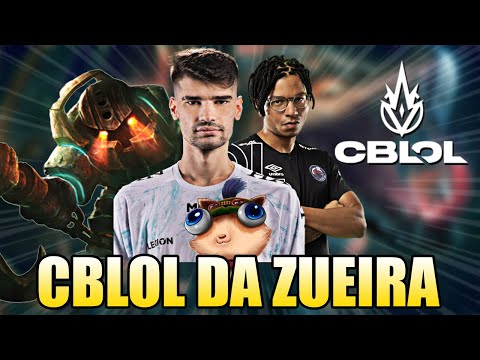 MELHOR NAUTILUS DO MUNDO E KRASTIEL MUDANDO JOGO - CBLOL DA ZUEIRA