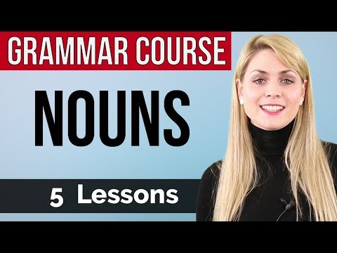 NOUNS | Basic English Grammar Course | 5  lessons