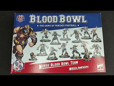 Unboxing and Review Games Workshop Blood Bowl Norse Team