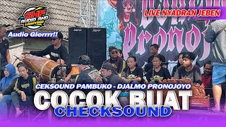 Download lagu SHAFIRA AUDIO | Cek Sound Pambuko Jaranan DJALMO PRONOJOYO Live Jeben Sanggrahan Prambon 2025 mp3