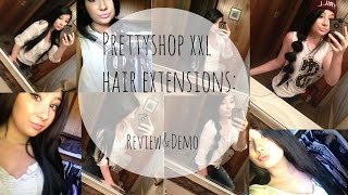 PRETTYSHOP XXL HAIR EXTENSIONS REVIEW+DEMO | Jewel Driggers