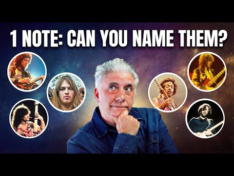 Can You Identify Famous Guitarists From A Single Note?