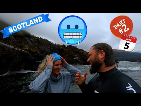 Crazy Wild Swimming Fairy Pools Isle of Skye !!! NC500 Trip Day 5 Part 2