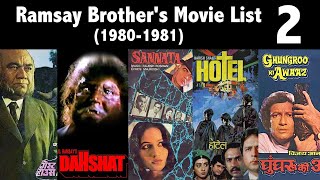 Ramsay Brother’s movie list (part 2) | Hindi Horror Movies