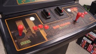 1996 Sega Die Hard Arcade Machine !  Sega's STV System Cabinet, The Big Plastic One!