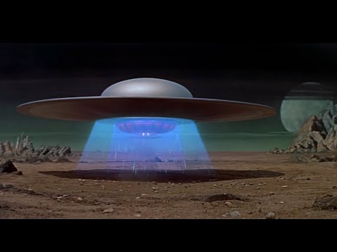 Forbidden Planet 1956 C 57D Spacecraft Landing