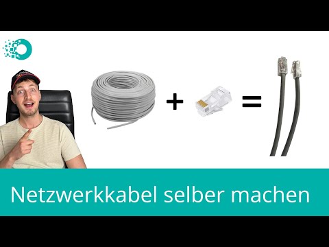 Netzwerkkabel selber machen 2024: Auflegen, Crimpen und Testen. T568A