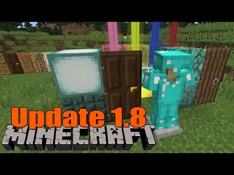Minecraft Update 1.8 Release Today |  Overview of new features!