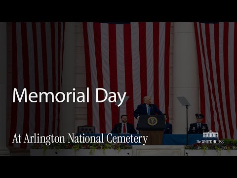 President Trump Honors America’s Fallen at Arlington National Cemetery on Memorial Day 2025