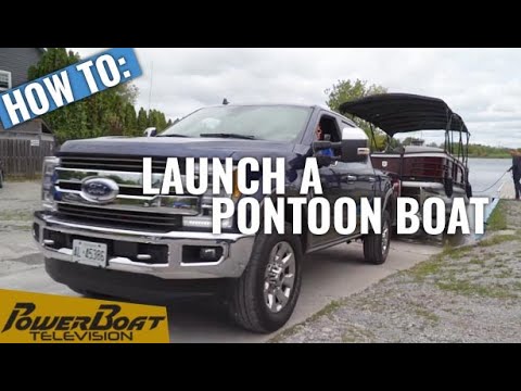 How to Launch a Pontoon Boat | PowerBoat Television Boating Tips