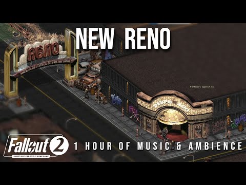 Fallout 2 - New Reno - 1 Hour of Music & Ambience // QHD