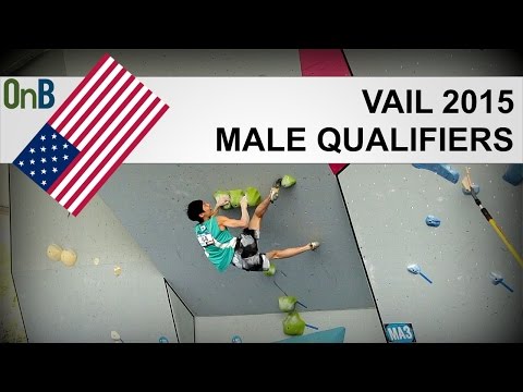 Vail Bouldering World Cup 2015 - Male Qualifiers