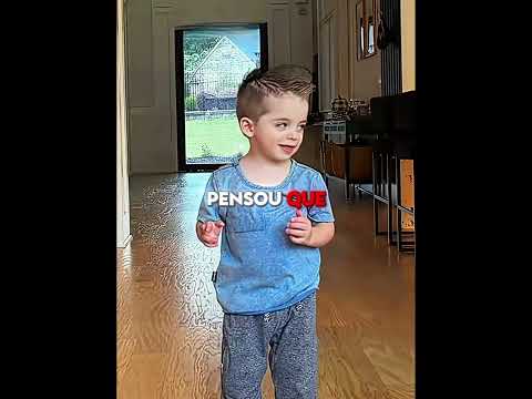 O filho menor surpreendeu seu papai 😳